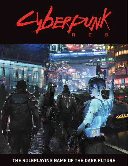 Okładka podręcznika Cyberpunk Red