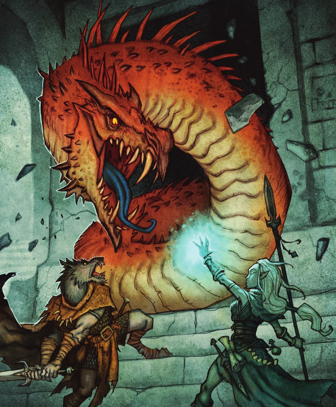 Ilustracja z podręcznika Dragonbane