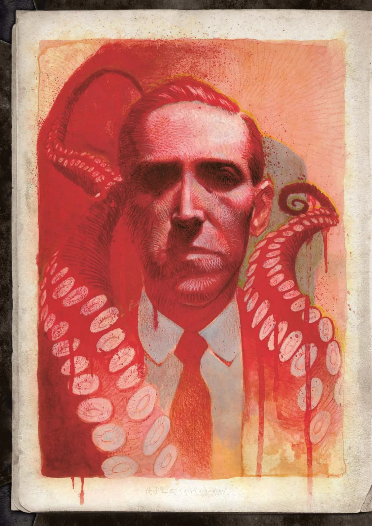 Ilustracja z podręcznika Zew Cthulhu (Badacza)